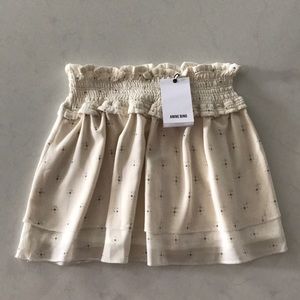 NWT Anine Bing layered mini skirt